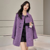 TC 914521羊毛双面尼大衣韩版大码宽松毛呢外套 商品缩略图2
