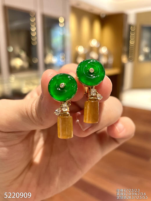 5220909，平安扣耳坠。具体价格微信咨询 商品图2