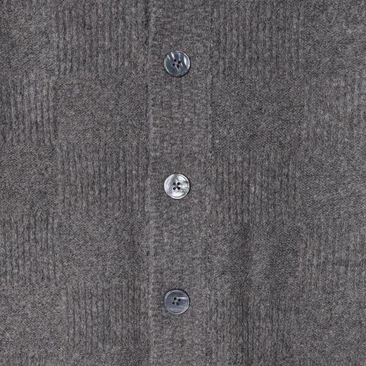 2151SDSA男士秋冬新款痞帅男装韩版格子纽扣翻领针织衫百搭时尚毛衣 商品图2