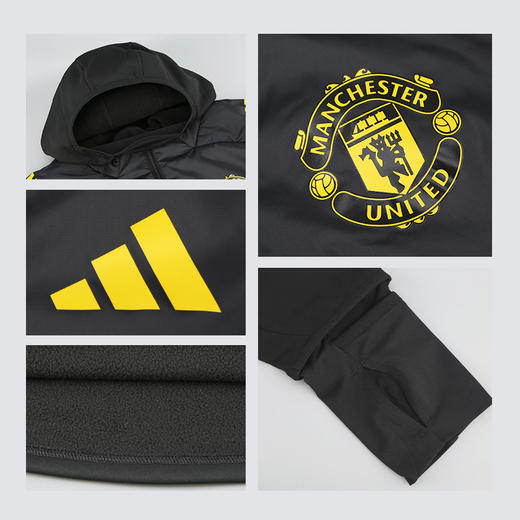 小李子ADIDAS阿迪达斯曼联足球运动半拉链长袖训练服成人男KE1238 商品图3