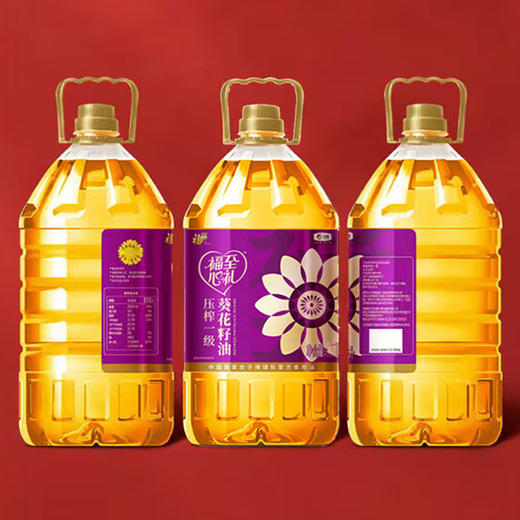 中粮福临门福至心礼压榨一级葵花籽油4L 商品图4