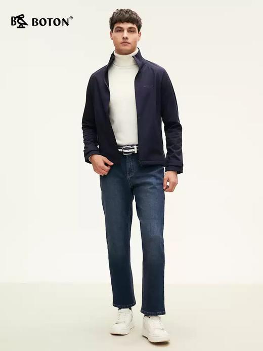 [火山岩]波顿男士秋冬 牛仔裤 怀旧直筒 合身舒适休闲长裤ME930324 商品图1
