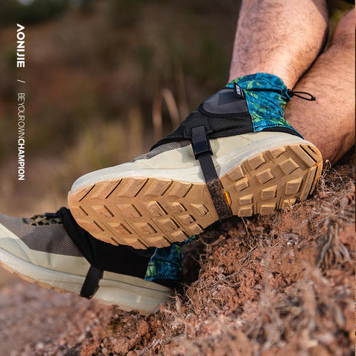 奥尼捷防沙鞋套越野跑步户外沙漠徒步脚套装备男女通用防水防沙套E941 商品图4