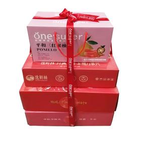 水果套餐二（苹果约4斤+石榴约4斤+红柚约4斤+秋月梨约5斤