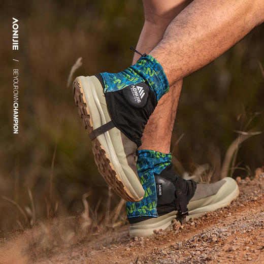 奥尼捷防沙鞋套越野跑步户外沙漠徒步脚套装备男女通用防水防沙套E941 商品图2