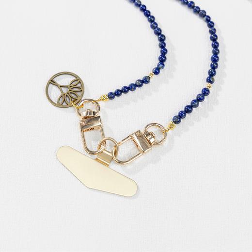 绽放/KS161朵景泰蓝玉石串珠长款手机链 商品图4