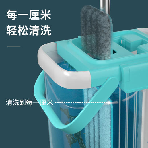 【一净刷拖把大号款】美丽雅家用免手洗挤水拖把 商品图3