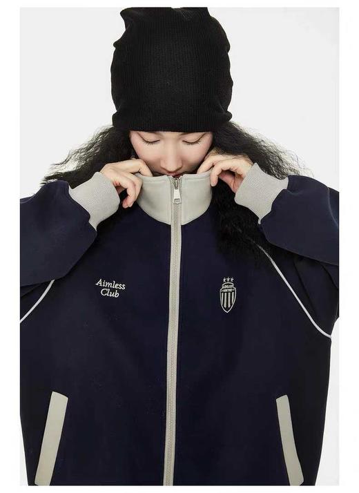 【GZ】无忧购 刺绣图案立领棒球服外套1923（截单后3-5天发货） 商品图5