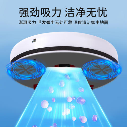 国美扫地机器人 家用扫拖一体智能扫地机器人 宠物毛发吸尘器 商品图3
