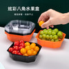 喇叭花八角碗一斤装包装盒一次性无盖水果盒草莓打包盒八边盒托盘 商品缩略图0