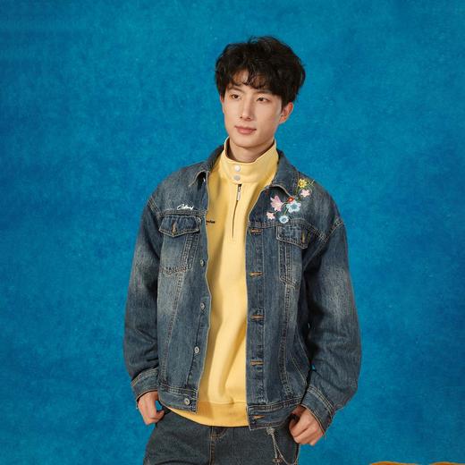 复古花卉牛仔外套-纪念日百货门店同款164901737 商品图1