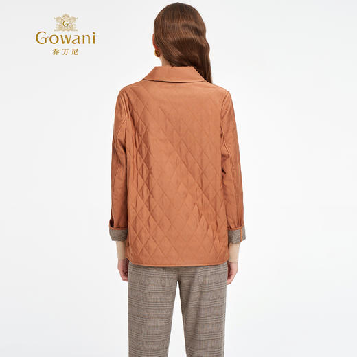 乔万尼2025秋新品轻盈感两面可穿绗缝棉服ED3K253 商品图4