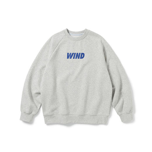 WHEELS and WIND 男女中性款运动风圆领卫衣 商品图0