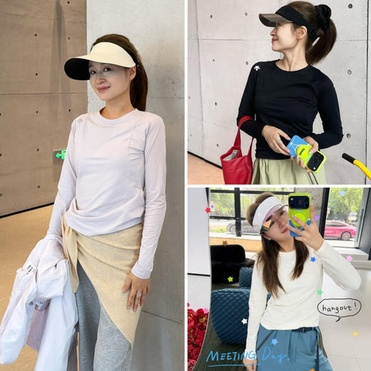 2509412    迪桑* 圆领长袖 运动上衣 商品图0