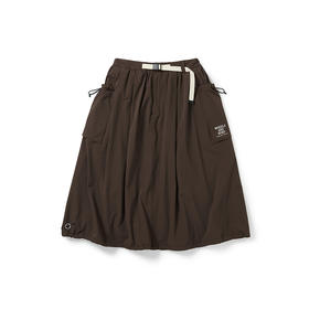 WHEELS and WIND 女装防水防风伸缩性复古运动半身裙