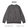31056SDSA男士秋冬新款痞帅男装潮牌纽扣无领针织卫衣百搭时尚套头上衣 商品缩略图1