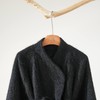 西子/【雪域精灵】牦牛绒高级大气交领短款黑色大衣/DYTJ469 商品缩略图1