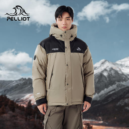 【冰河PRO】伯希和户外1000蓬羽绒服男2025新款防风石墨烯鹅绒服 商品图0