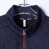 WT230SDSA男士秋冬新款痞帅男装美式绒面撞色拉条立领拉链卫衣百搭时尚 商品缩略图2