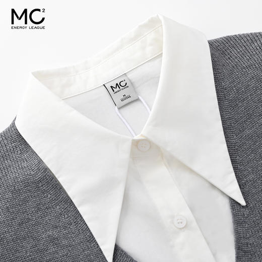 女装翻领衬衣配马甲两件套-5517M5241001 商品图1