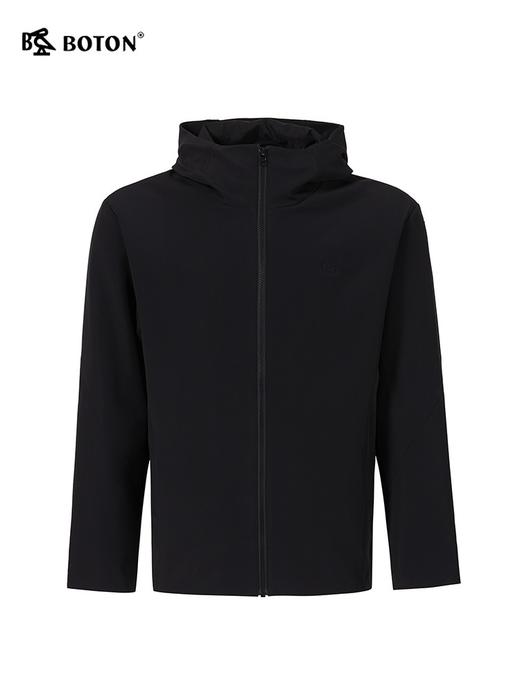 【弹力有型】波顿男士春秋冬 立领连帽夹克  复合绒舒暖合身休闲款MJ986323 商品图4