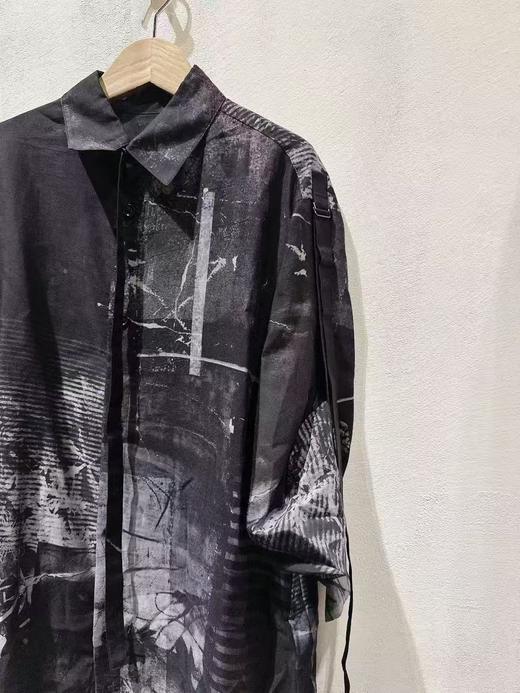 特价 中性款印花短袖衬衫 商品图2