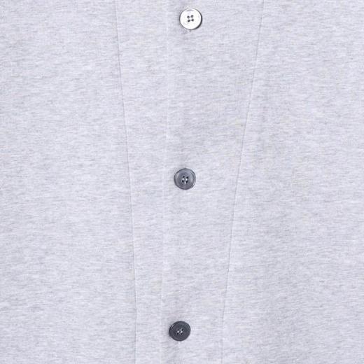 53025SDSA秋冬新款痞帅男装潮牌拼接纽扣开衫翻领假两件卫衣外套百搭 商品图3