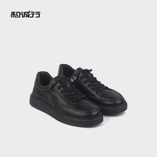 和诚行2025秋冬新款复古厚底时尚百搭男式休闲鞋0551252 商品图0