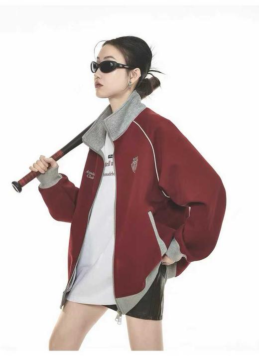 【GZ】无忧购 刺绣图案立领棒球服外套1923（截单后3-5天发货） 商品图10