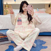 春秋带胸垫睡衣女长袖长裤免穿文胸家居服套装卡通可爱居家可外穿学生睡衣 商品缩略图11
