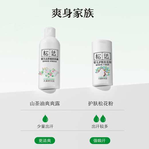 松达婴儿山茶油冰爽露200ml宝宝桃子水液体爽身粉 商品图4