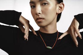 辽代琉璃珊瑚项链