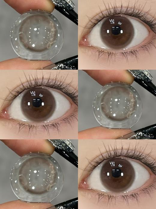 Monica mor半年抛·雾玫瑰/奶米灰·14.2mm小着色 商品图1