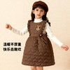 迪士尼25新款女童 背心小飞袖长袖连衣裙XD3DQ006 商品缩略图0