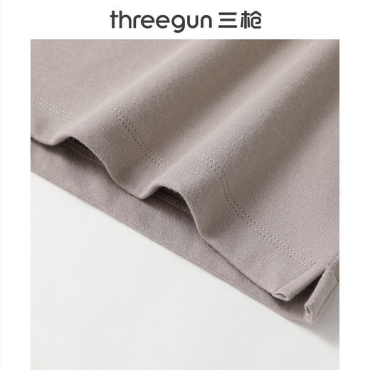 Threegun三枪 热力弹抗菌高支新疆棉圆领男士打底衫-T20082A02 商品图5