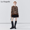 会员福利【绵羊毛+刺绣】拉夏贝尔/La Chapelle复古休闲格雷系polo衫宽松慵懒风长袖针织打底衫 商品缩略图3