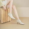 Westory2025年冬季胎牛尖头猫跟极简通勤百搭踝靴S25DS85861 商品缩略图2
