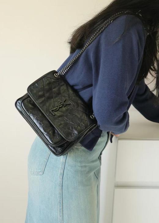 BT323 圣罗兰niki 黑色22/28CM双尺寸（BT*MM） 商品图2