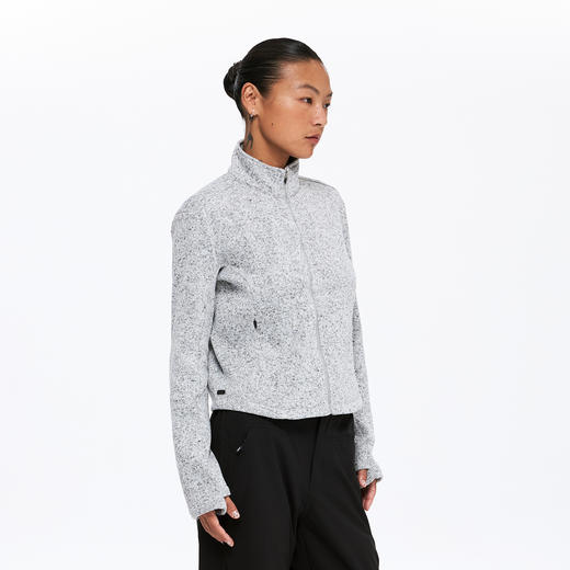 oneup运动户外抓绒女式拉链夹克 商品图3