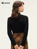 【依翡丝+优可丝】波顿女士秋冬 内搭 半高领修身 柔糯针织设计感小众款LT323324 商品缩略图2