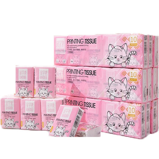 亲子秀3层10包装纯柔臻品手帕纸（6975266694628） 商品图0