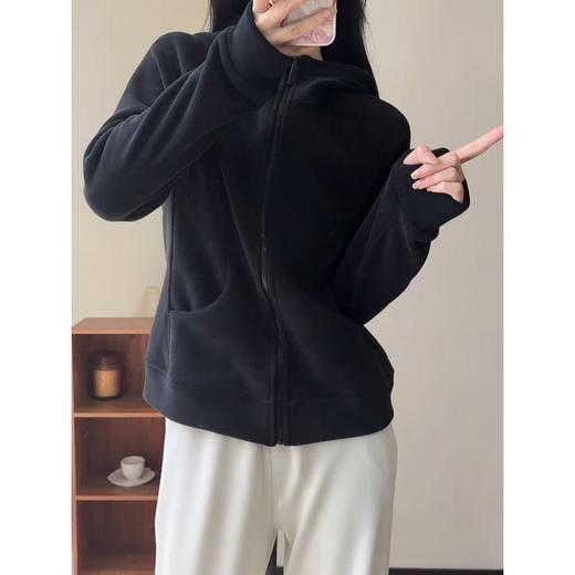 【lu同款小蛮腰双面奥粒绒防风外套】S型立体剪裁，修身版型 软糯亲肤，加厚保暖 商品图1