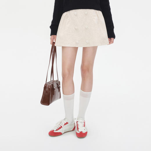 HERLIAN 2025秋冬新品双排扣休闲短裙 商品图2