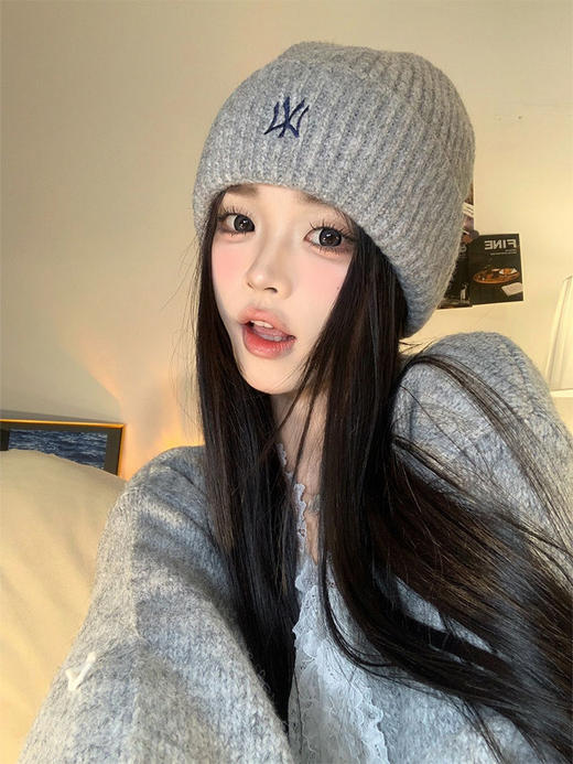 简约中性针织帽(M)针织帽-纪念日百货门店同款165199871 商品图4