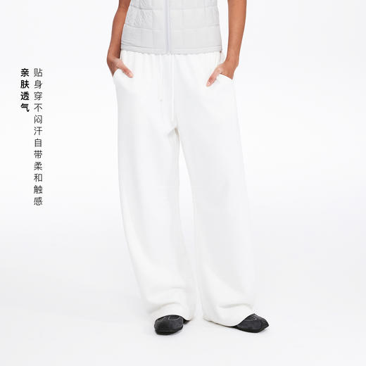 oneup竹节纹橡筋抽绳卫裤（男女同款） 商品图3