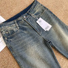 【开放日忙 秒杀价已调 直接拍】江南布衣 手工晕染 四季都可以穿的柔软的会呼吸的牛仔裤 喇叭裤 商品缩略图14