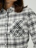 [长绒棉]波顿女士春秋冬 衬衫 磨毛格纹 柔暖合身休闲长袖款LS988323 商品缩略图4