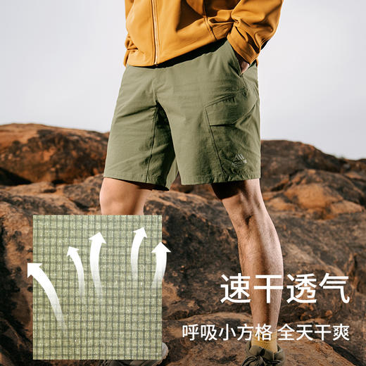 奥尼捷速干短裤夏季户外跑步透气五分运动休闲短裤男跑步训练专用 商品图2