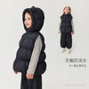【无氟防泼水】马克珍妮女童超轻加厚连帽羽绒马甲2025年冬装新款551738 商品缩略图2