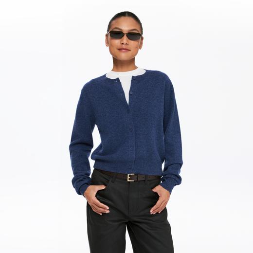 oneup全羊毛针织开衫 商品图0